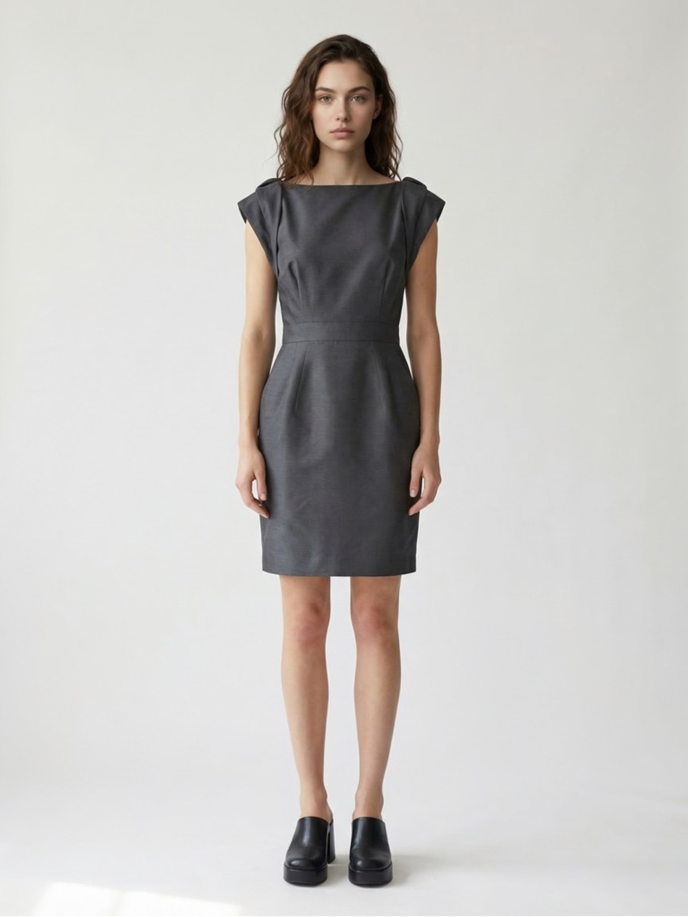 MOSCHINO Virgin Wool Mini Dress